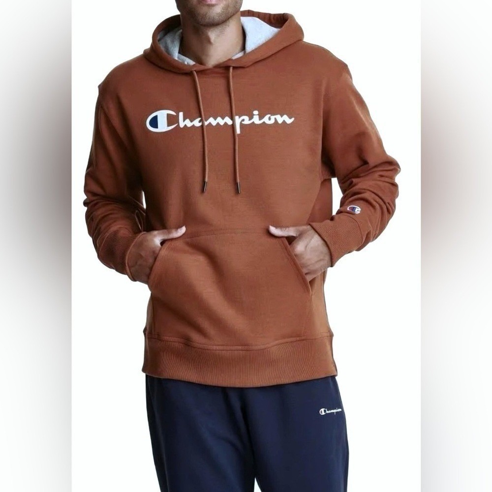 Champion Unisex Burnt Orange Hooded Sweatshirt